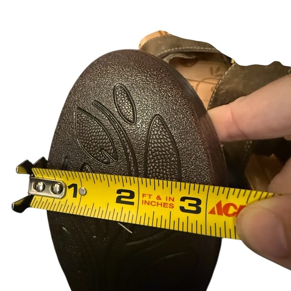 Born Leather Wedge Sandals Women’s 9M - Picture 12 of 15